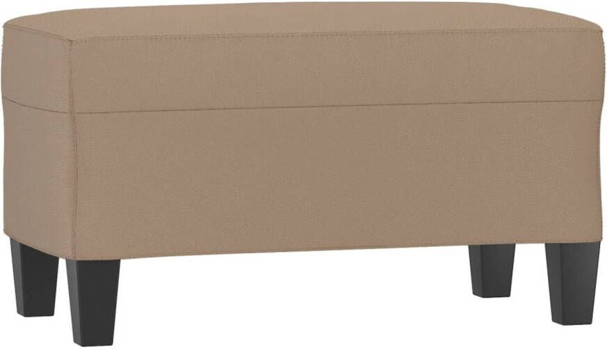 VIDAXL Bankje 70x35x41 cm kunstleer cappuccinokleurig