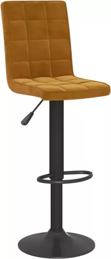 VidaXL Barkruk fluweel bruin