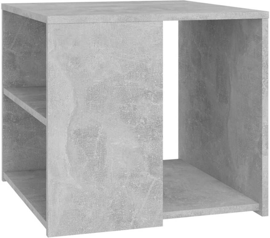 VidaXL -Bijzettafel-50x50x45-cm-spaanplaat-betongrijs