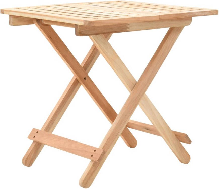 VidaXL -Bijzettafel-inklapbaar-50x50x49-cm-massief-walnotenhout