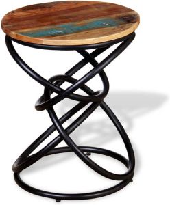 VidaXL -Bijzettafel-massief-gerecycled-hout