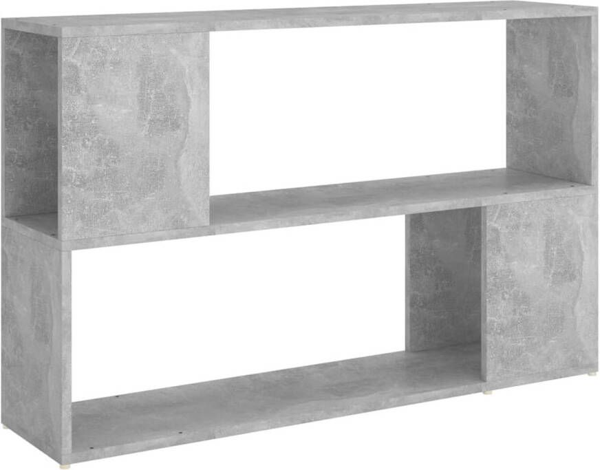VidaXL -Boekenkast-100x24x63-cm-spaanplaat-betongrijs