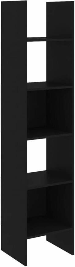 VidaXL -Boekenkast-40x35x180-cm-spaanplaat-zwart