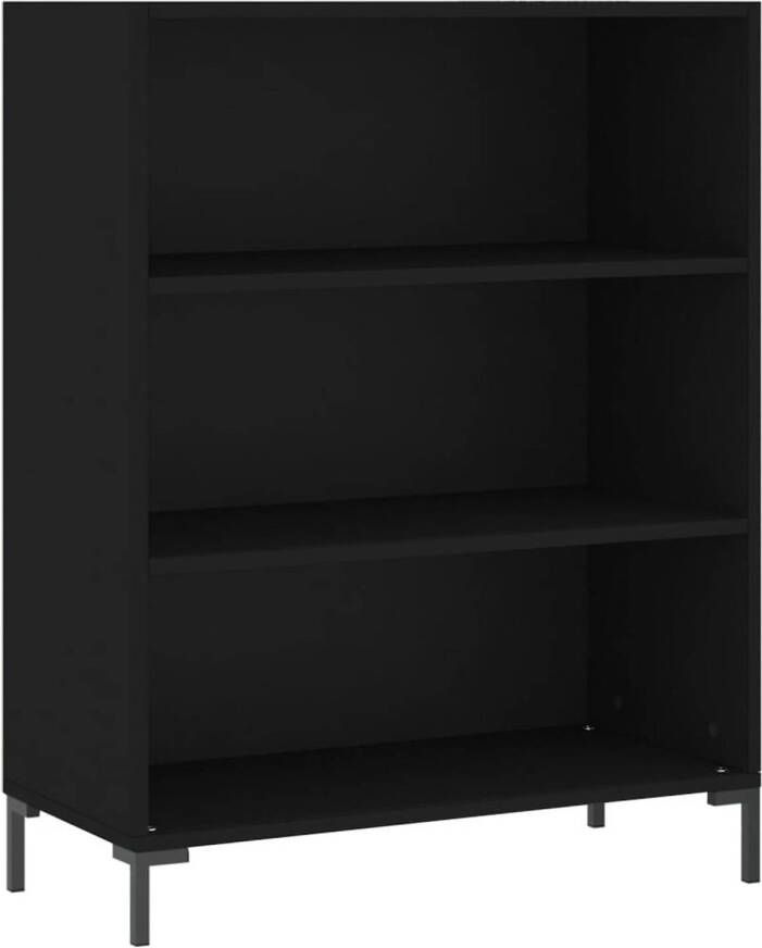 VidaXL -Boekenkast-69 5x32 5x90-cm-bewerkt-hout-zwart