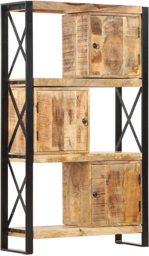 VidaXL -Boekenkast-90x30x150-cm-massief-mangohout