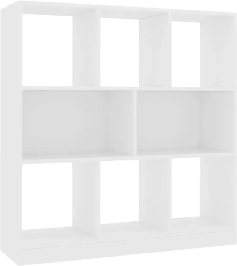 VidaXL -Boekenkast-97 5x29 5x100-cm-bewerkt-hout-wit