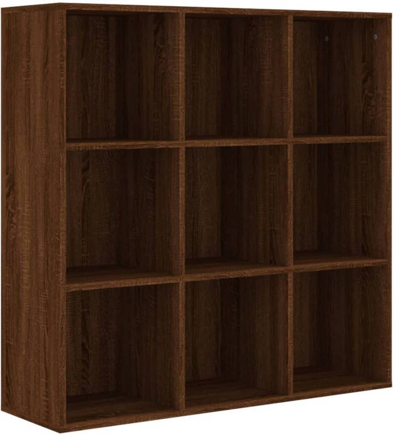 VidaXL -Boekenkast-98x29x97 5-cm-bruin-eikenkleur