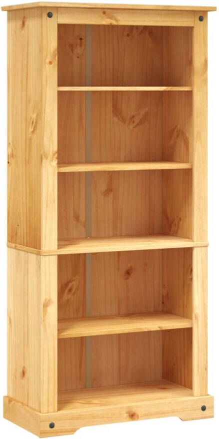 VidaXL -Boekenkast-met-5-planken-Corona-stijl-81x40x170-cm-grenenhout