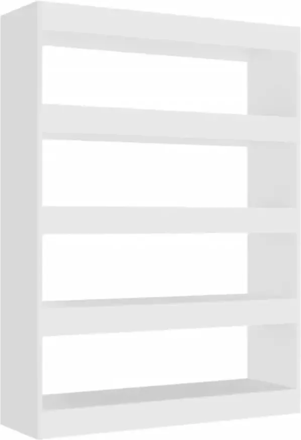 VidaXL Boekenkast kamerscherm 100x30x135 wit