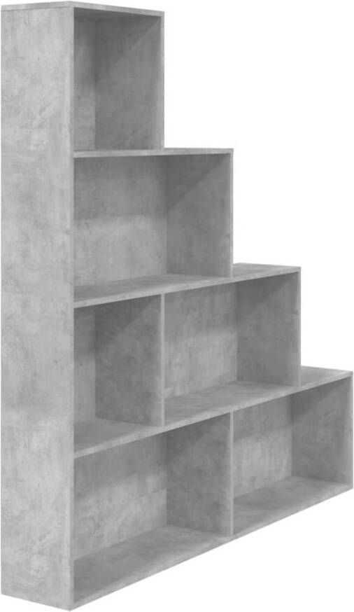 VidaXL -Boekenkast kamerscherm-155x24x160-cm-bewerkt-hout-betongrijs