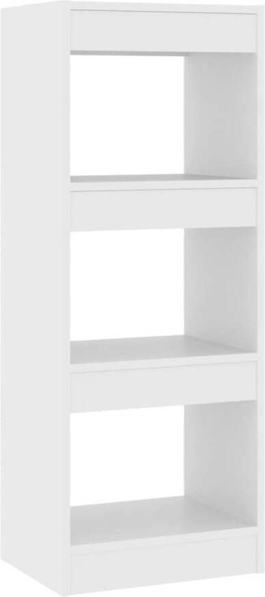 VidaXL -Boekenkast kamerscherm-40x30x103-cm-spaanplaat-wit