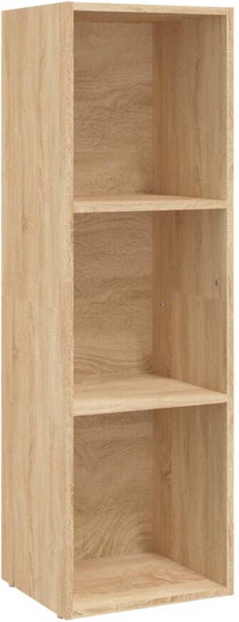 VidaXL -Boekenkast tv-meubel-36x30x114cm-bewerkt-hout-sonoma-eikenkleur