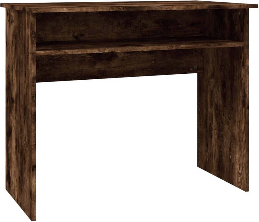 VidaXL -Bureau-90x50x74-cm-bewerkt-hout-gerookt-eikenkleurig