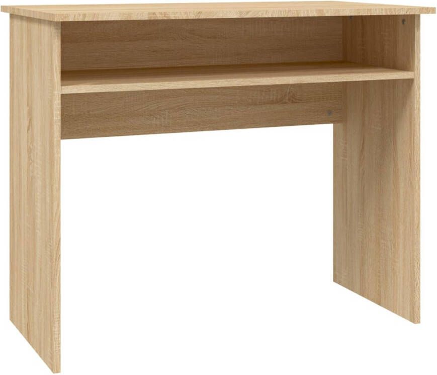 VidaXL -Bureau-90x50x74-cm-bewerkt-hout-sonoma-eikenkleurig