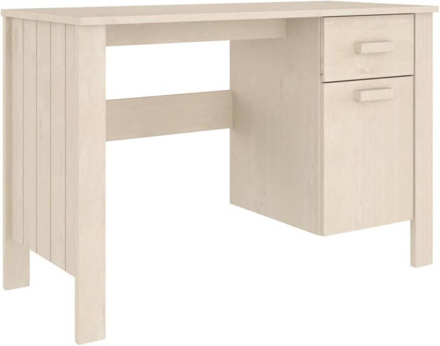 VidaXL -Bureau-HAMAR-113x50x75-cm-massief-grenenhout-honingbruin