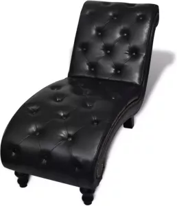 VidaXL Chaise Longue Kunstleer Bruin
