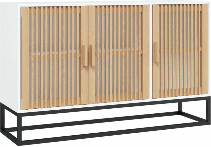 VidaXL -Dressoir-105x30x65-cm-bewerkt-hout-wit