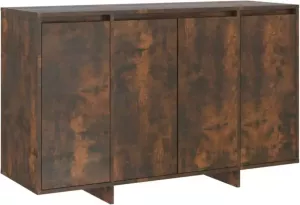 VidaXL Dressoir 120x41x75 cm spaanplaat gerookt eikenkleurig