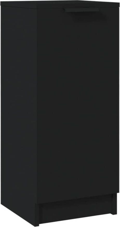 VidaXL -Dressoir-30x30x70-cm-bewerkt-hout-zwart