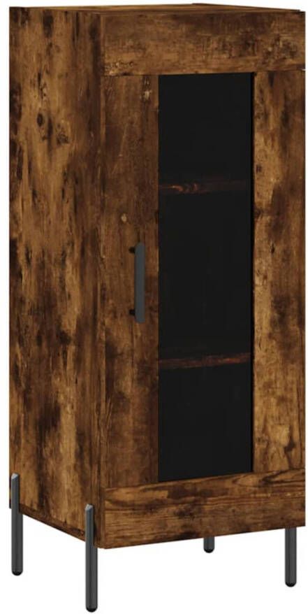 Prolenta Premium INFIORI Dressoir 34 5x34x90 cm bewerkt hout gerookt eiken