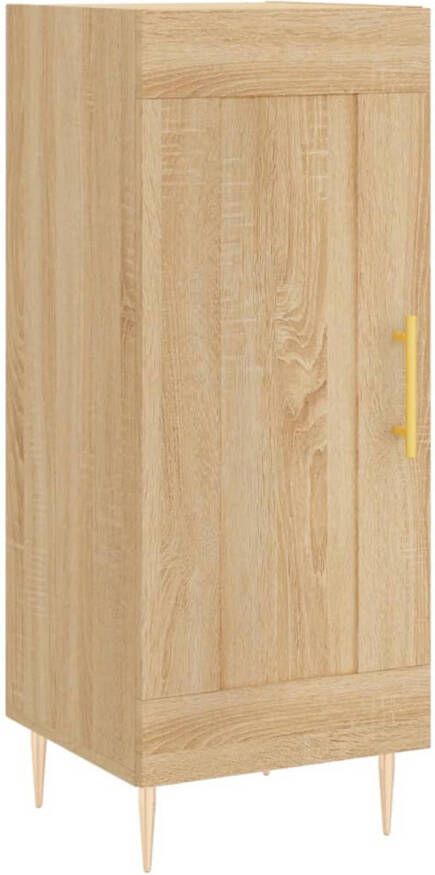 Prolenta Premium INFIORI Dressoir 34 5x34x90 cm bewerkt hout sonoma eiken