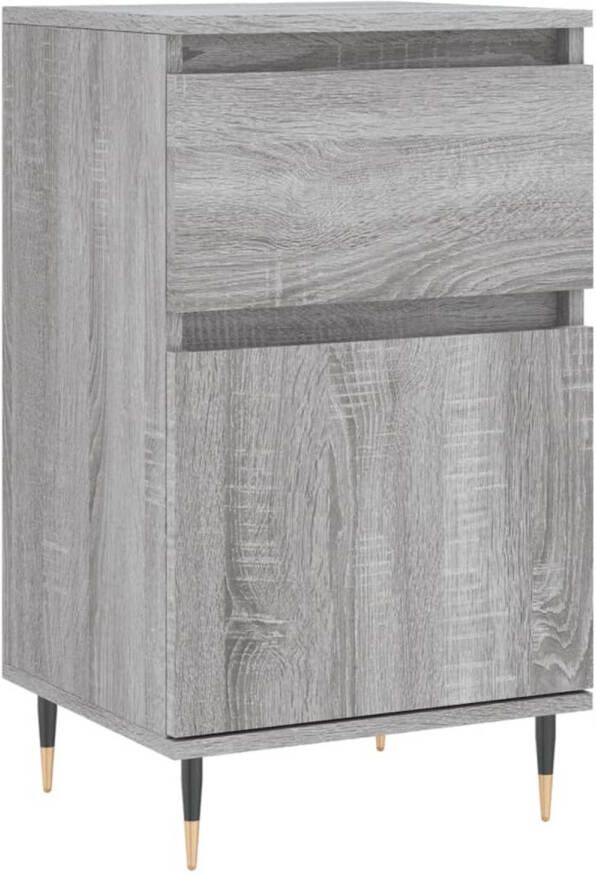 VidaXL -Dressoir-40x35x70-cm-bewerkt-hout-grijs-sonoma - Foto 2