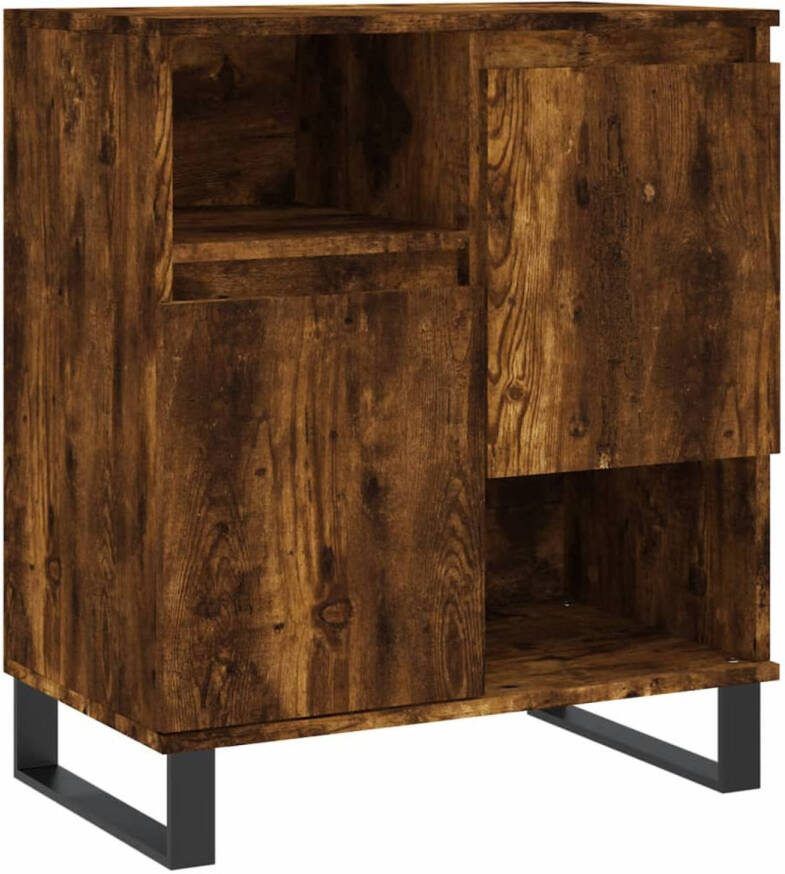 VidaXL -Dressoir-60x35x70-cm-bewerkt-hout-gerookt-eikenkleurig
