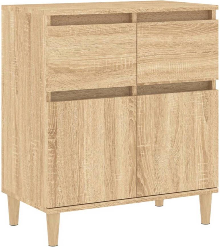 VidaXL -Dressoir-60x35x70-cm-bewerkt-hout-sonoma-eikenkleurig - Foto 1