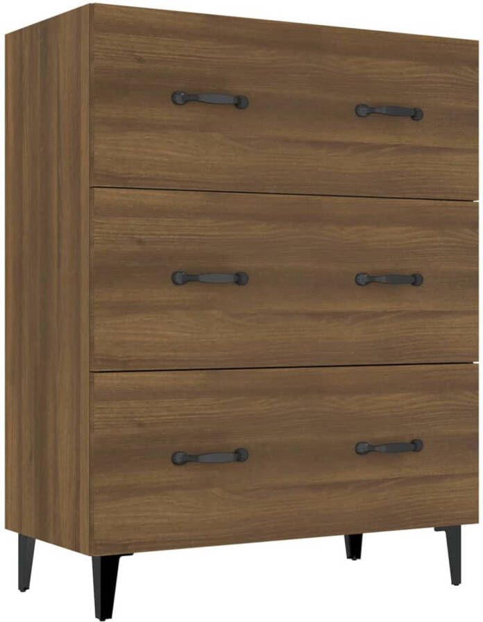 VidaXL -Dressoir-69 5x34x90-cm-bewerkt-hout-bruineikenkleurig