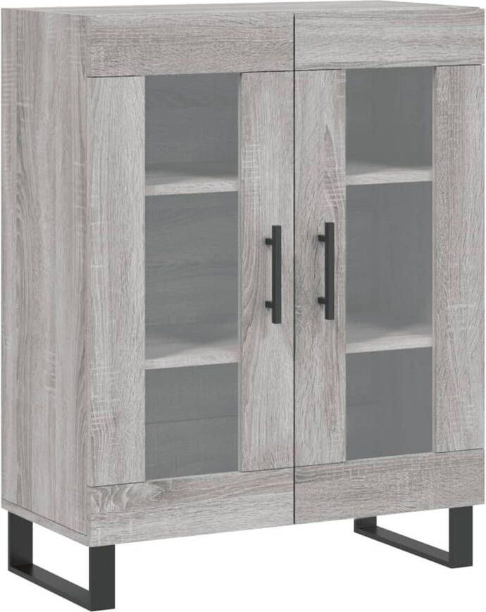 Prolenta Premium INFIORI Dressoir 69 5x34x90 cm bewerkt hout grijs sonoma eikenkleurig