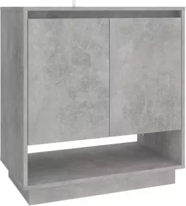 VidaXL Dressoir 70x41x75 cm spaanplaat betongrijs