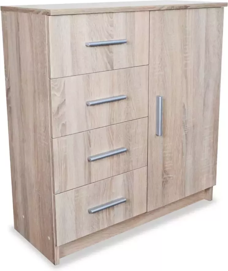 VidaXL Dressoir 79x35x88 cm spaanplaat eiken