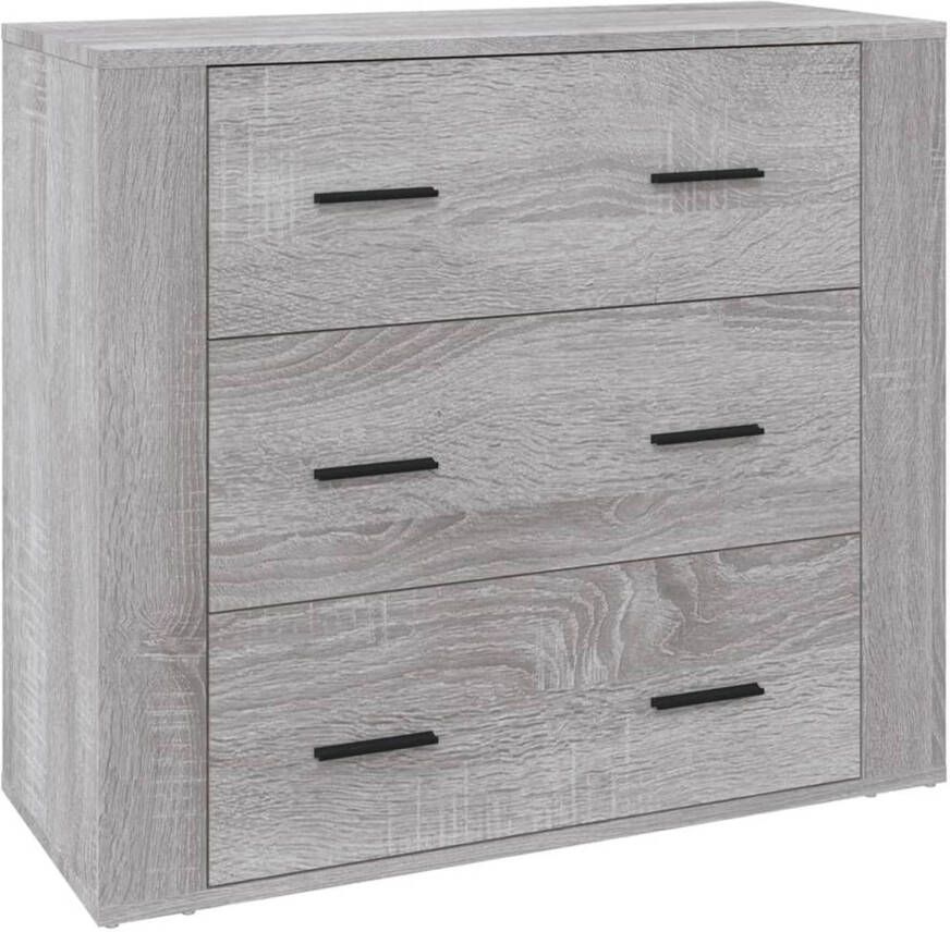 VidaXL -Dressoir-80x33x70-cm-bewerkt-hout-grijs-sonoma-eikenkleurig