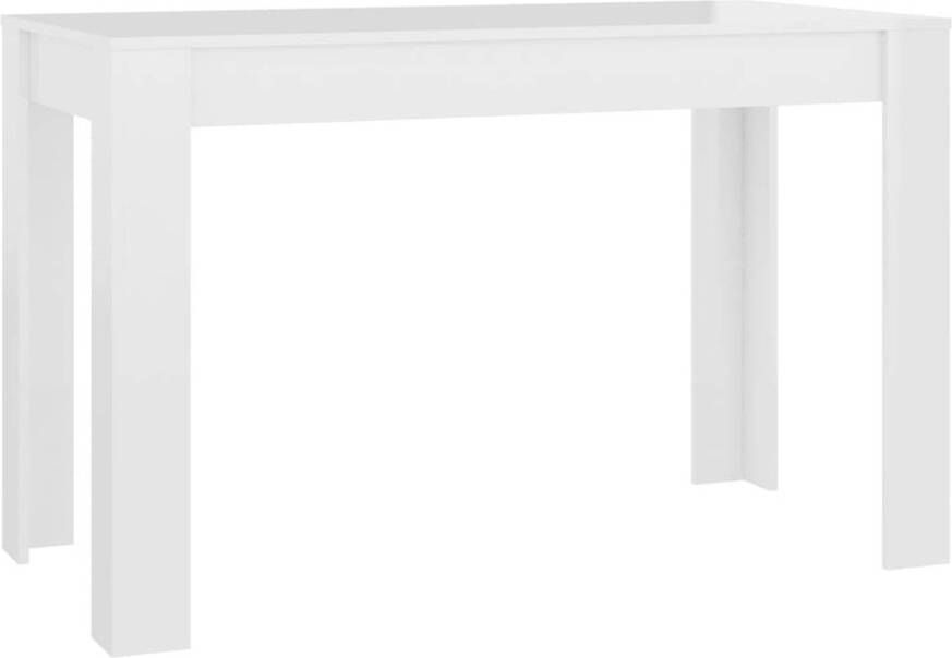 VidaXL -Eettafel-120x60x76-cm-spaanplaat-hoogglans-wit