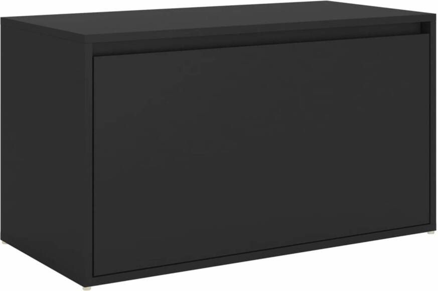 VidaXL -Halbank-80x40x45-cm-spaanplaat-zwart