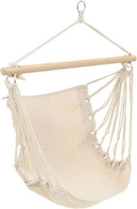 VidaXL Hangstoel creme wit (large)