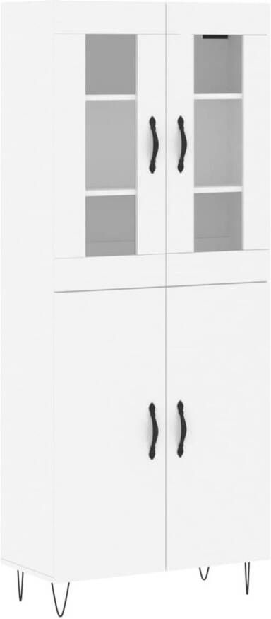 VidaXL -Hoge-kast-69 5x34x180-cm-bewerkt-hout-wit