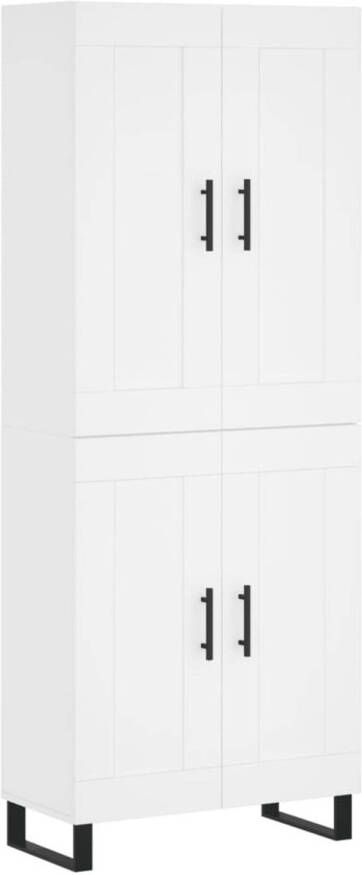 VidaXL -Hoge-kast-69 5x34x180-cm-bewerkt-hout-wit