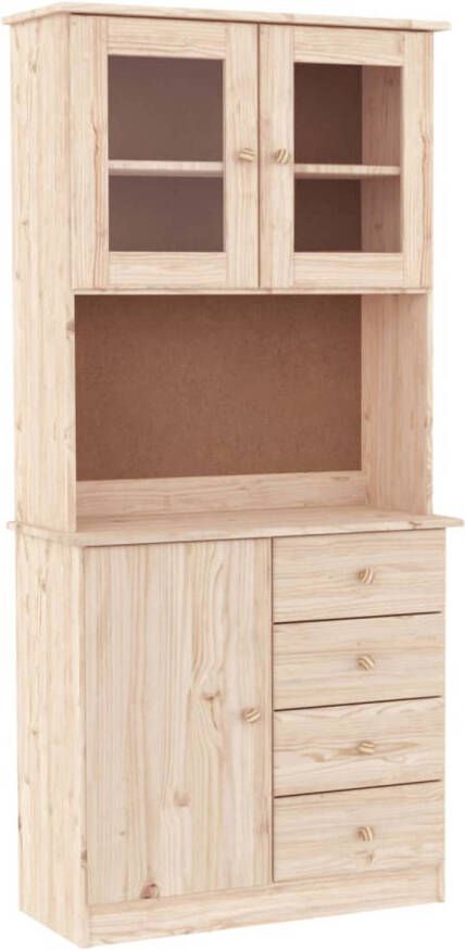 VidaXL -Hoge-kast-ALTA-77x35x165-cm-massief-grenenhout