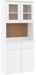 VidaXL -Hoge-kast-ALTA-77x35x165-cm-massief-grenenhout-wit