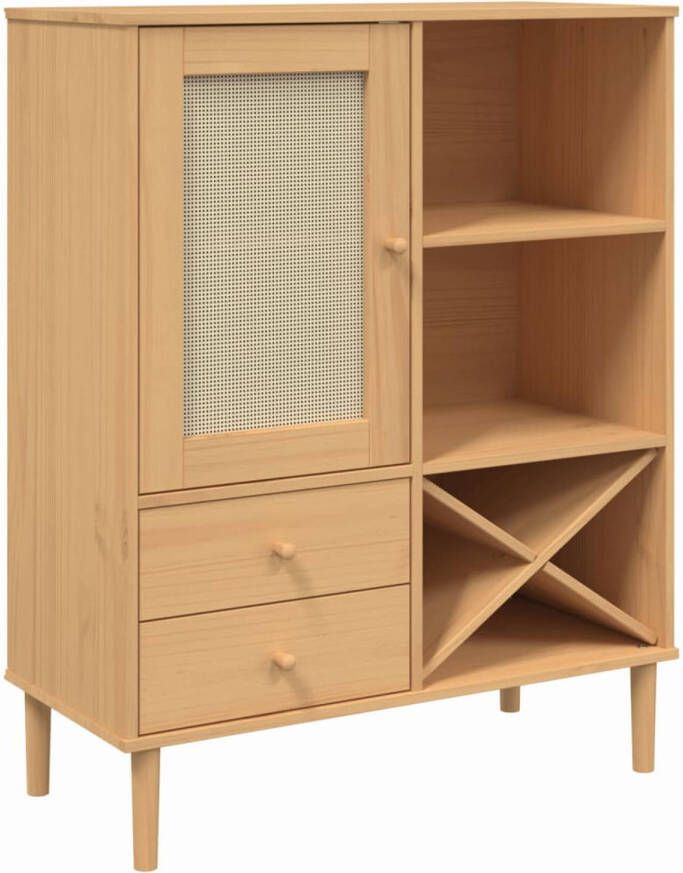 VidaXL -Hoge-kast-SENJA-90x40x112-cm-rattan-look-grenenhout-bruin