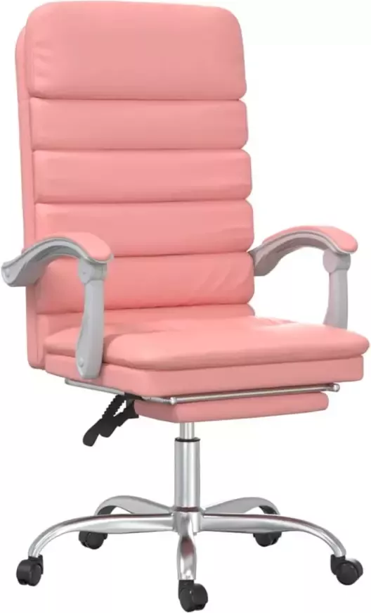 VidaXL -Kantoorstoel-massage-verstelbaar-kunstleer-roze
