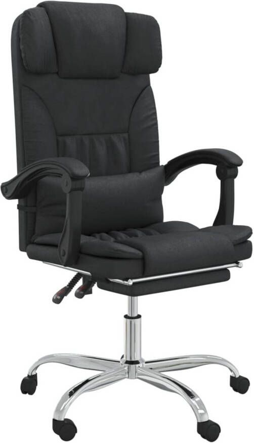VidaXL -Kantoorstoel-massage-verstelbaar-kunstleer-zwart - Foto 1