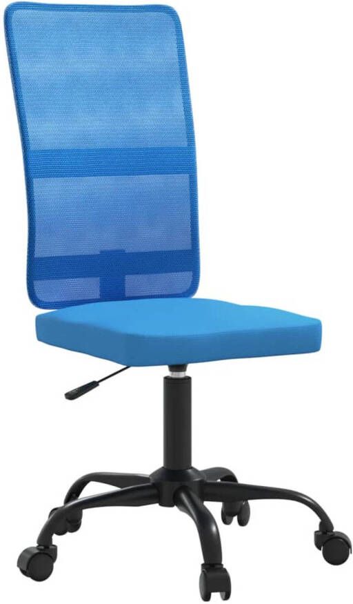 VidaXL -Kantoorstoel-verstelbare-hoogte-mesh-stof-blauw