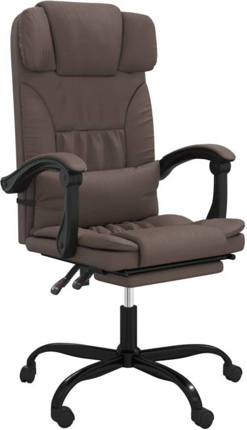 VidaXL -Kantoorstoel-verstelbaar-kunstleer-bruin