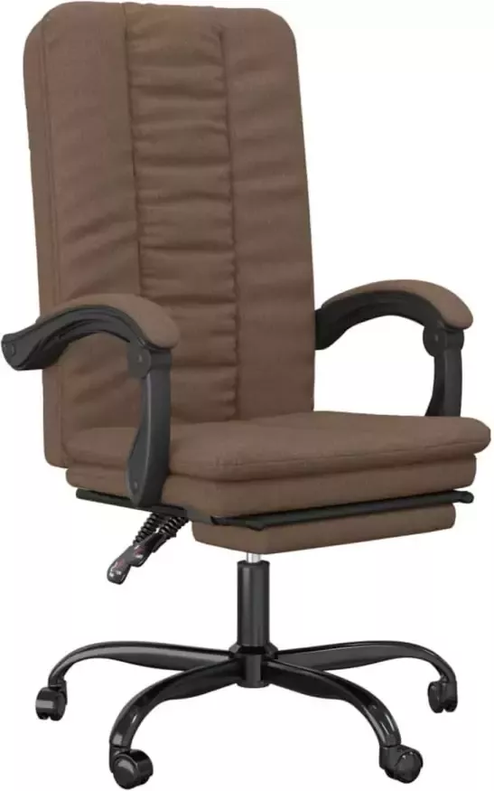 VidaXL -Kantoorstoel-verstelbaar-stof-bruin