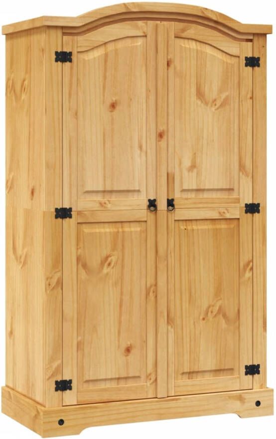 VidaXL -Kledingkast-Mexicaans-grenenhout-Corona-stijl-2-deuren