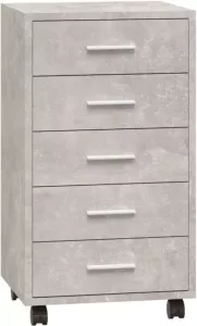 VidaXL -Ladekast-met-wieltjes-bewerkt-hout-betongrijs
