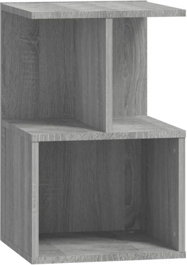 VidaXL -Nachtkastje-35x35x55-cm-bewerkt-hout-grijs-sonoma-eikenkleurig