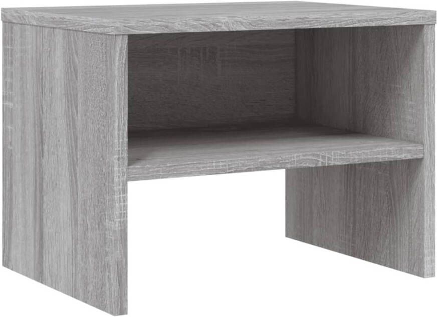 VidaXL -Nachtkastje-40x30x30-cm-bewerkt-hout-grijs-sonoma-eikenkleurig